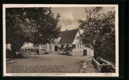 AK Neunkirchen i. Odenwald, Kurhaus Zum grünen Baum von Adam Mayer