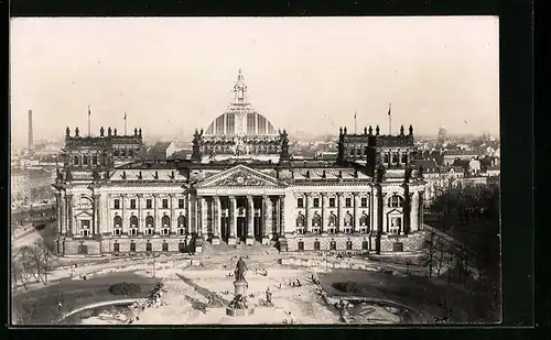 AK Berlin, Reichstagsgebäude aus der Vogelschau 1929