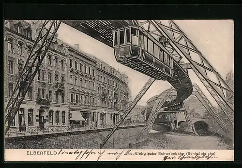 AK Elberfeld, Elektrische Schwebebahn, Schlossbleiche