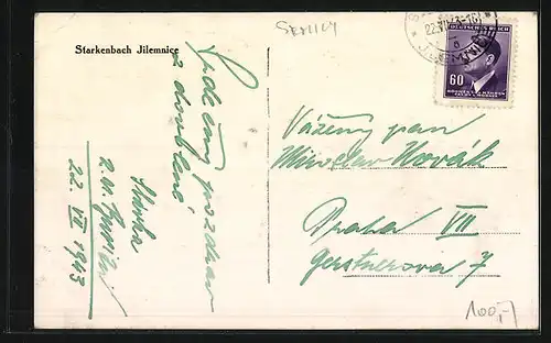 AK Starkenbach, Teilansicht der Ortschaft