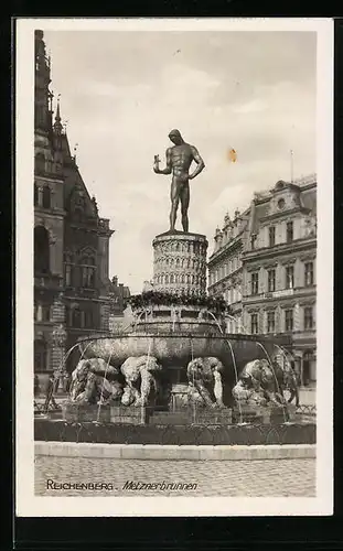 AK Reichenberg, Am Metznerbrunnen