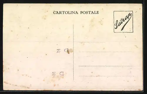 AK Selva-S. Maria /Val Gardena, Ortsansicht gegen die Berge