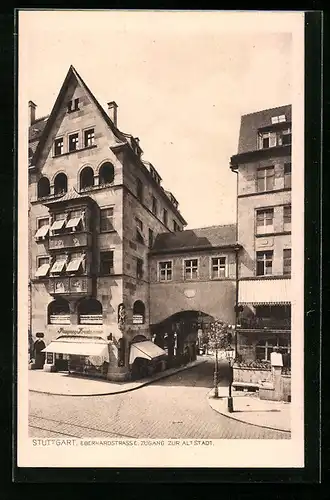 AK Stuttgart, Eberhardstrasse