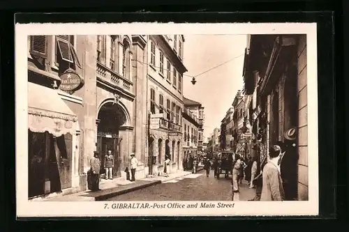 AK Gibraltar, Post Office and Main Street