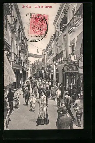 AK Sevilla, Calle la Sierpes