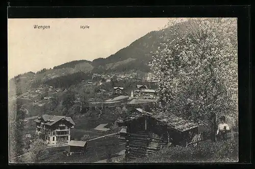 AK Wengen, Idylle im Frühling