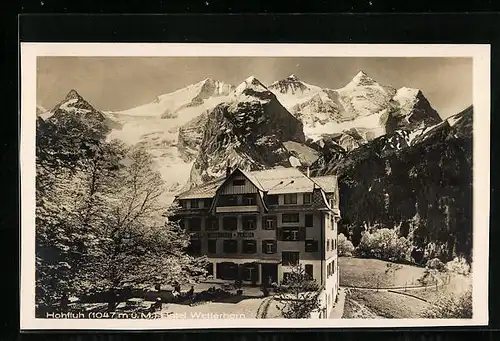 AK Hohfluh, Hotel Wetterhorn, Alpenmassiv