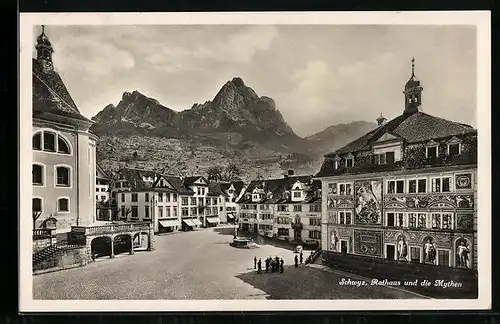 AK Schwyz, Rathaus und die Mythen