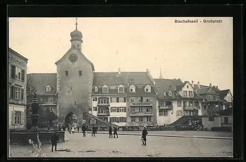 AK Bischofszell, Anblick Grubplatz