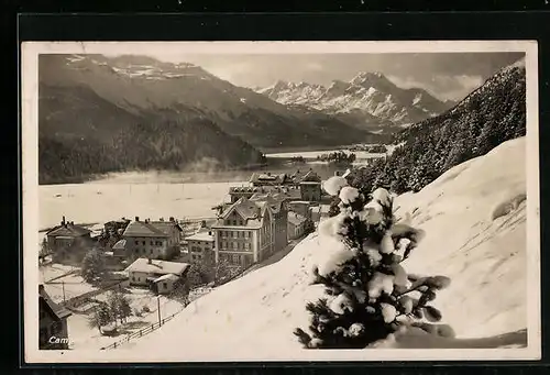 AK Campfer, Teilansicht mit Silvaplana