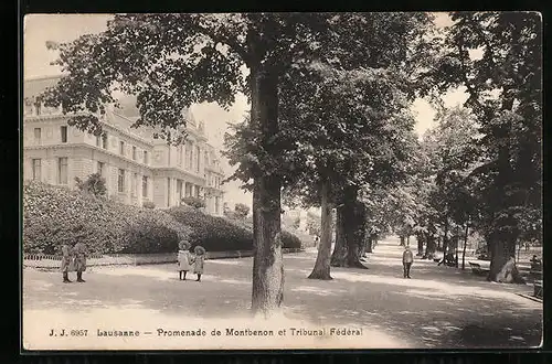 AK Lausanne, Promenade de Montbenon et Tribunal Fédéral