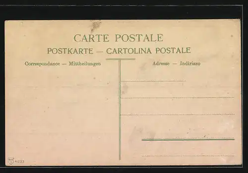 AK Chur, Blick auf Postgebäude