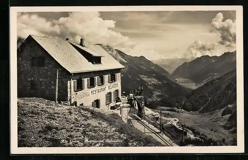 AK Alp Grüm, Restaurant Belvédère