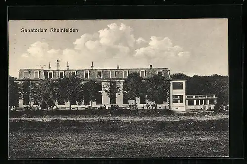 AK Rheinfelden, Blick auf Sanatorium