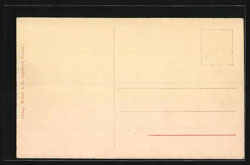 AK Zürich, Rathausquai, Blick auf Fluss