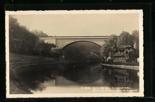 AK Bern, Die neue Lorrainebrücke