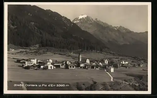 AK Conters, Panorama und Piz d`Err