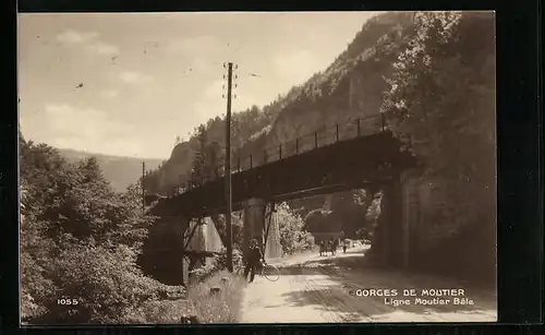 AK Moutier, Gorges de Moutier, Ligne Moutier Bâle