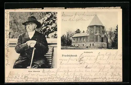 AK Friedrichsruh, Fürst Bismarck, Gruftskapelle