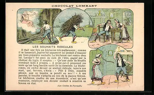 AK Märchen, Chocolat Lombart, Les souhaits ridicules