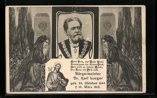 AK Trauer um Bürgermeister Carl Lueger