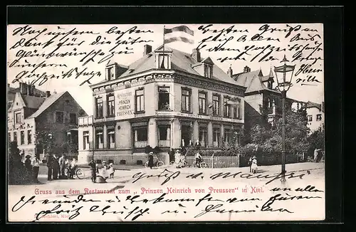 AK Kiel, Restaurant zum Prinzen Heinrich v. Preussen