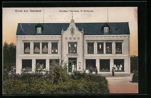 AK Taarstedt, Kaufhaus Michelsen - Gebäudeansicht