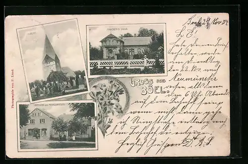 AK Böel, Paulsens Villa, Handlung Marquartsen