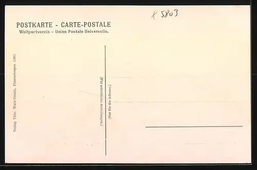 AK Finsterbergen, Dorfstrasse mit Gasthof zur Tanne