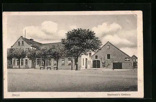 AK Dreye, Kaufmanns Gasthaus mit Hof