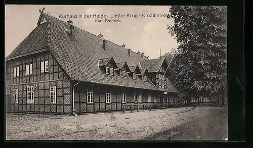 AK Kirchlinteln, Kurhaus in der Heide Lintler Krug, Inh.: Karl Brodrick