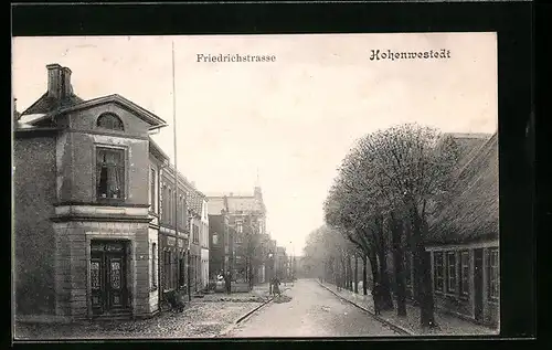 AK Hohenwestedt, Blick in die Friedrichstrasse