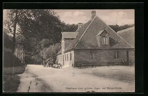 AK Eckernförde, Gasthaus zum grünen Jäger