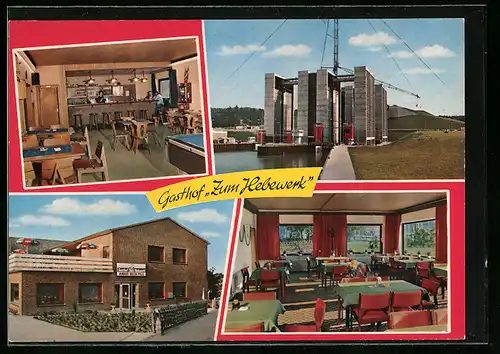AK Scharnebeck, Gasthof Zum Hebewerk, Innenansichten