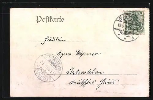 AK Bremerhaven, Kaiserhafen mit Dampfer Kaiser Wilhelm der Grosse