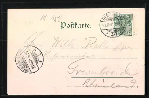 AK Berlin, Café New York, Mittelstrasse 12 /13