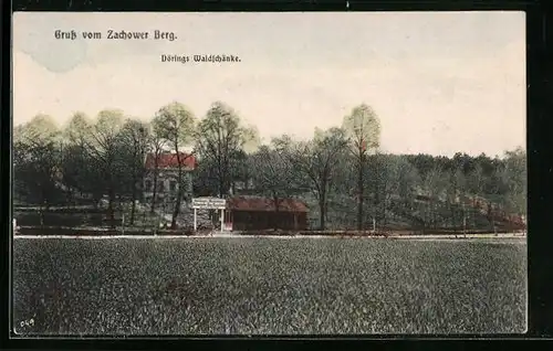 AK Ketzin, Dörings Waldschänke auf dem Zachower Berg