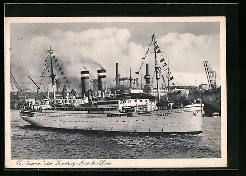 AK Passagierschiff Oceana verlässt den Hafen