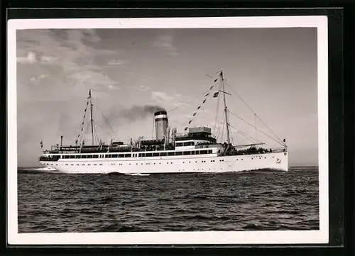 AK Passagierschiff Cobra macht Fahrt