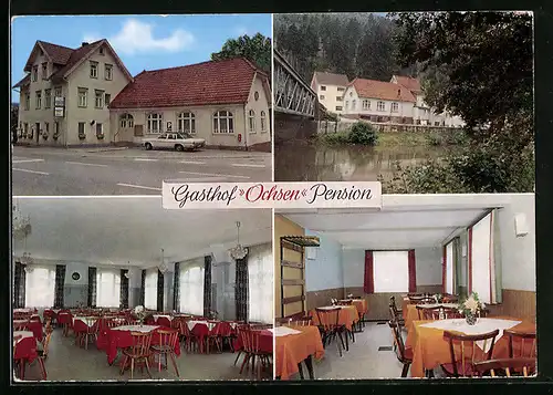 AK Unterreichenbach i. Schwarzwald, Gasthof Ochsen mit Pension