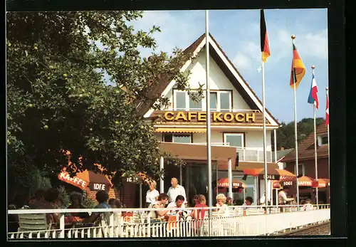 AK Geesthacht-Tesperhude, Café Koch in der Tesperhuder Strasse 68-70
