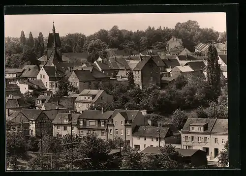 AK Münchenbernsdorf i. Thür., Blick auf den Ort