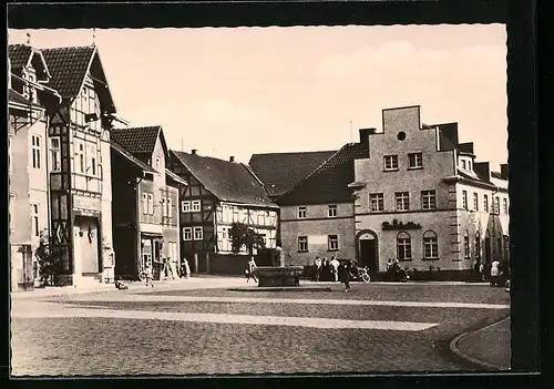 AK Tiefenort /Werra, Markt mit Ratskeller
