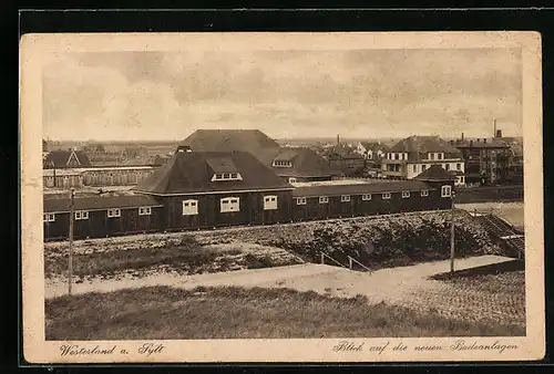 AK Westerland a. Sylt, Blick auf die neuen Badeanlagen