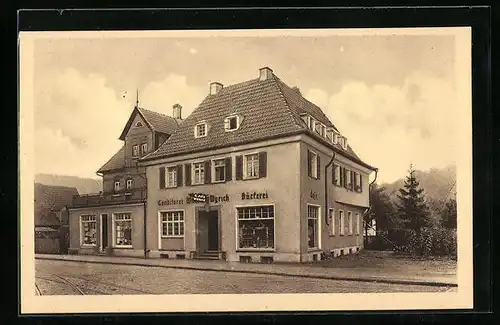 AK Stuttgart-Hedelfingen, Cafe & Konditorei W. Wyrich