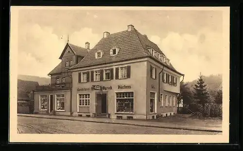 AK Stuttgart-Hedelfingen, Cafe & Konditorei W. Wyrich