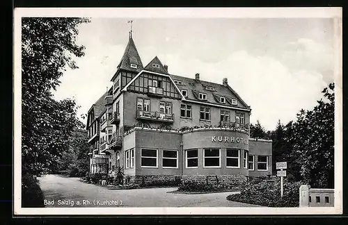 AK Bad Salzig a. Rh., Kurhotel