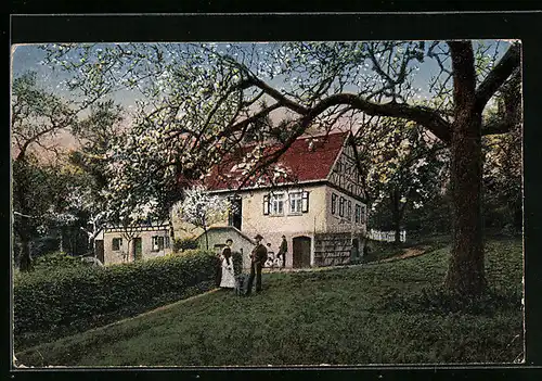 AK Kernbach, Gasthaus Forsthaus Hütte Kernbach