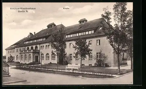 AK Berlin-Wedding, Küche vom Virchow-Krankenhaus