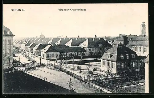 AK Berlin, Ansicht des Virchow-Krankenhaus